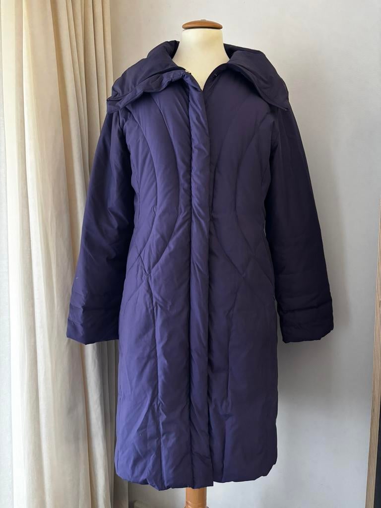 Donsjas paars mt 38 - Les Bleus, Kleding | Dames, Ophalen, Gedragen, Maat 38/40 (M), Paars