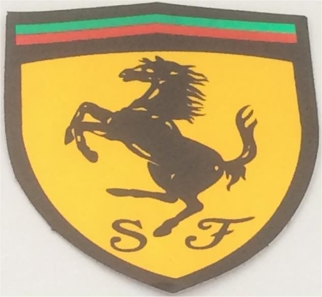 Ferrari metallic sticker #5, Verzenden