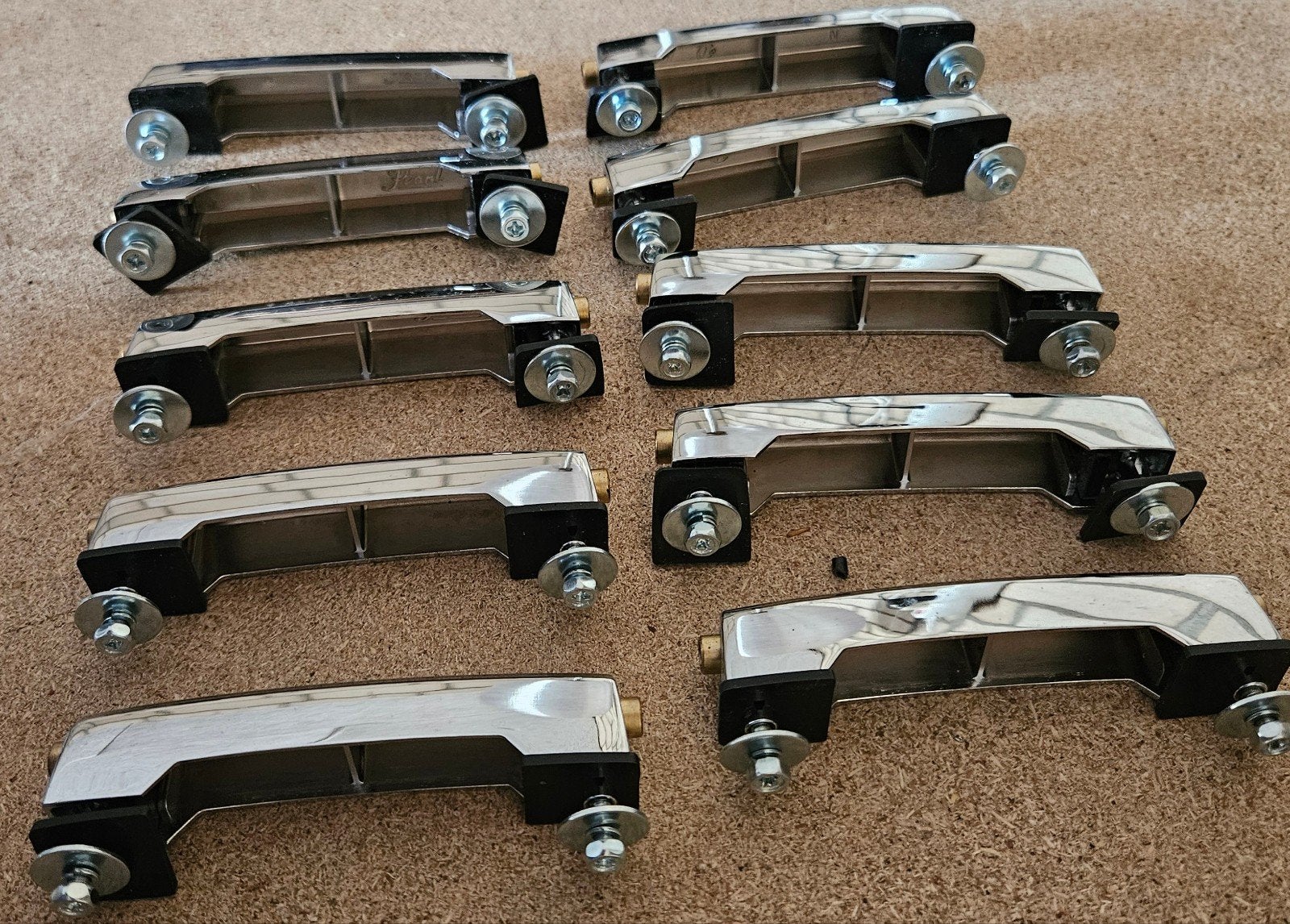 10x Pearl CL-65 en 10x Pearl CL-55 snaredrum lugs, Ophalen of Verzenden, Zo goed als nieuw, Pearl