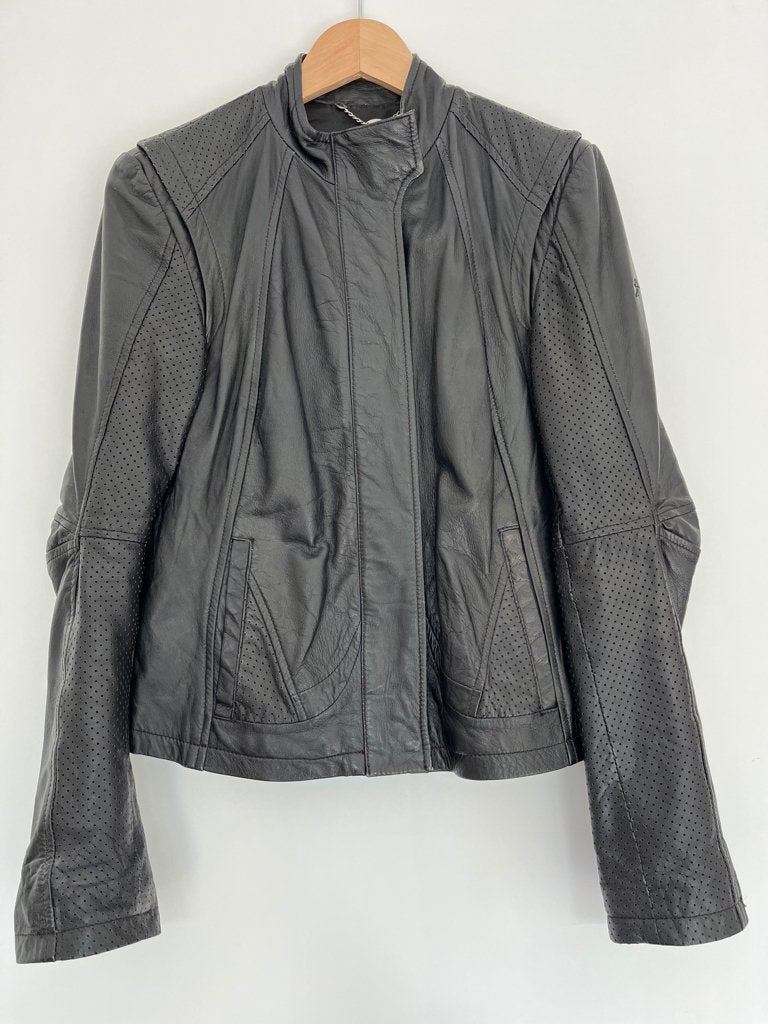 Jas | Jasje | Jack | Blazer | Leer | Leren | Zwart | Esprit, Zwart, Ophalen, Maat 38/40 (M), EDC by Esprit