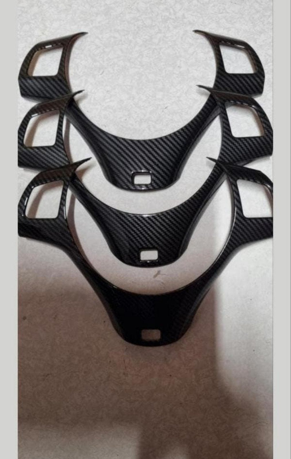 UPGRADE CARBON STUURWIEL AFDEK COVER BMW E90 E91 E92 E93 E81, Ophalen of Verzenden