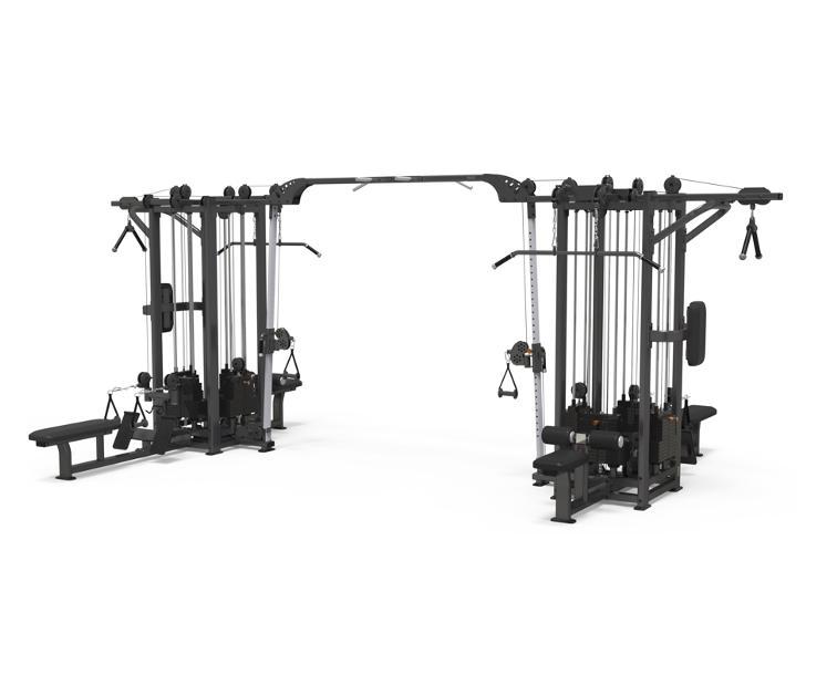 Gymfit – Cable Jungle 8 Stack – Luxury Line Plus – PE409, Ophalen of Verzenden, Zo goed als nieuw, Benen, Overige typen