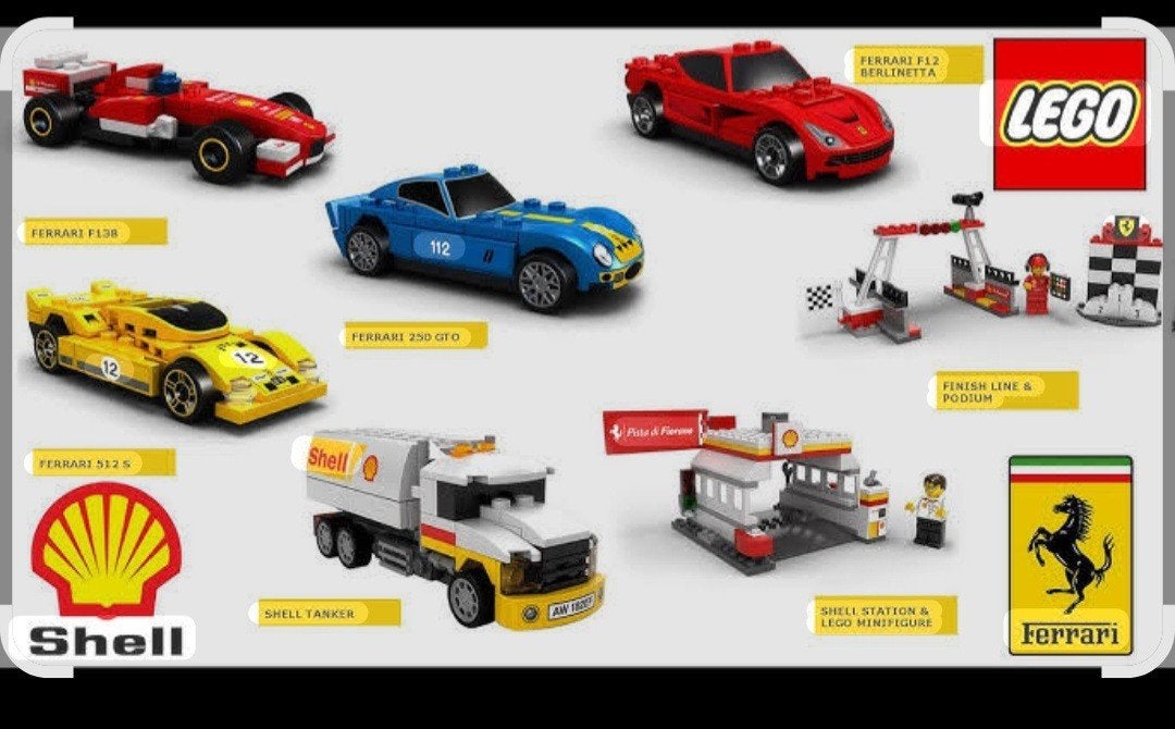 Lego shell ferrari 2014, Ophalen of Verzenden