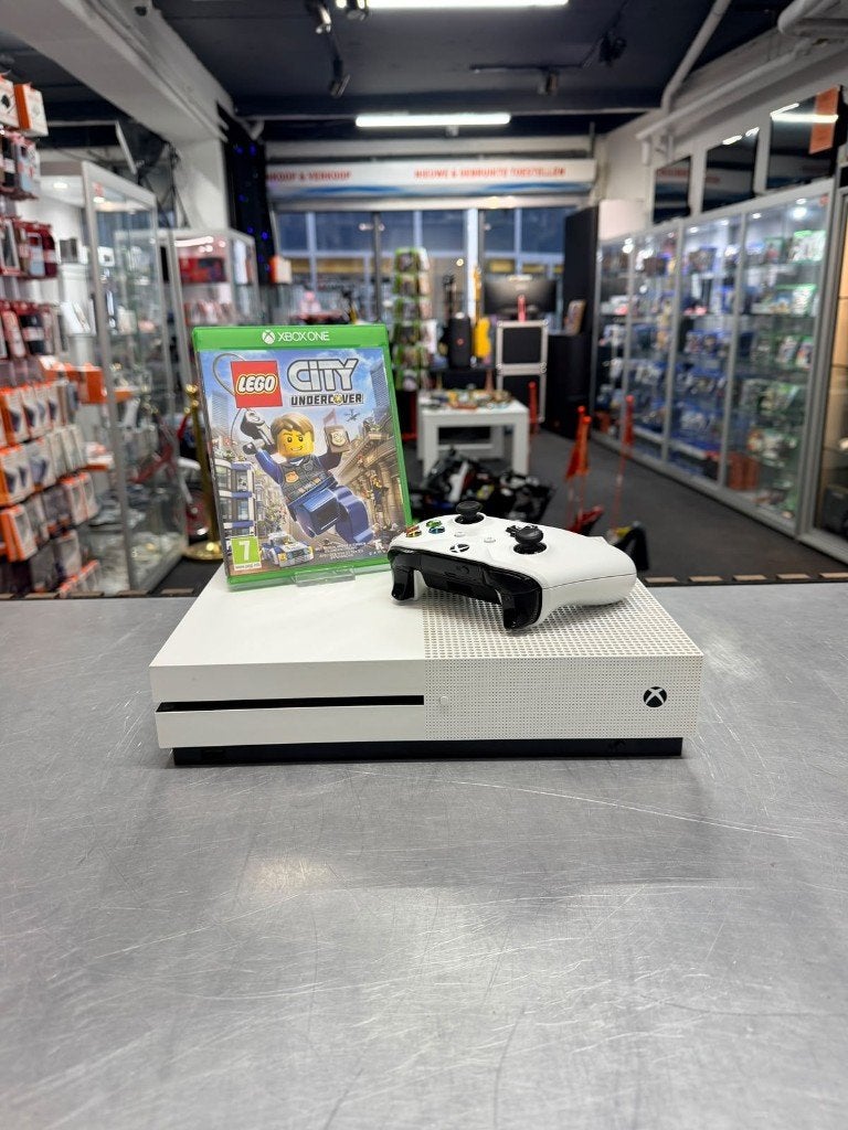 Xbox One S + 1 Controller + LEGO CITY Undercover, Spelcomputers en Games, Avontuur en Actie, ., 1 speler, Ophalen of Verzenden