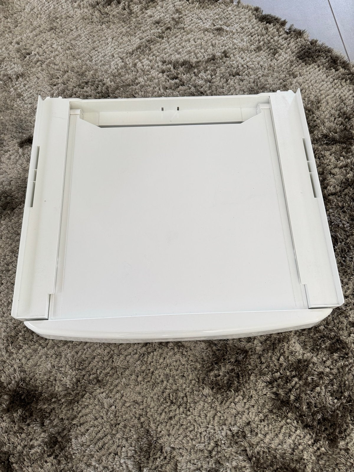 Universele Wasmachine Droger Stapelkit met Uitschuifblad, Ophalen, Zo goed als nieuw