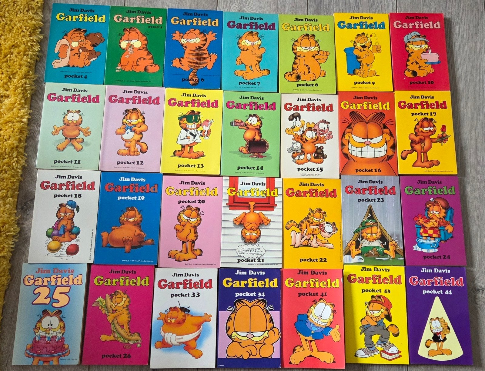 Grote collectie Garfield pocket stripboeken (28 stuks), Boeken, Meerdere stripboeken, Ophalen, Gelezen