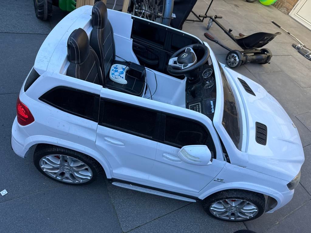 Elektrische kinderauto 2 persoons mercedes met afstand, Kinderen en Baby's, Ophalen, Gebruikt