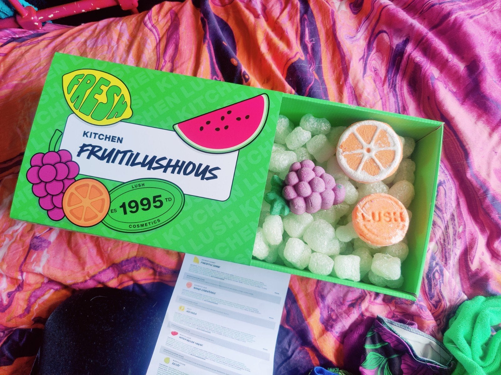 Lush Kitchen Box Juni - Fruitilushious (Nieuw & Ongebruikt), Ophalen of Verzenden, Nieuw, Bad & Douche