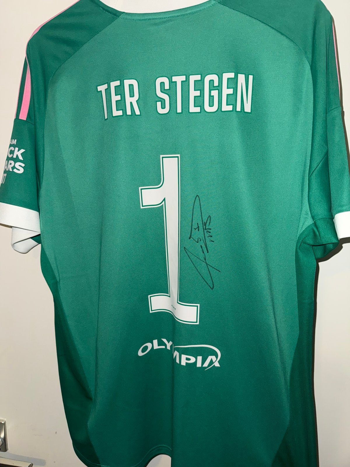 Gesigneerd Ajax shirt Ter stegen, Ophalen of Verzenden, Zo goed als nieuw, Ajax, Shirt