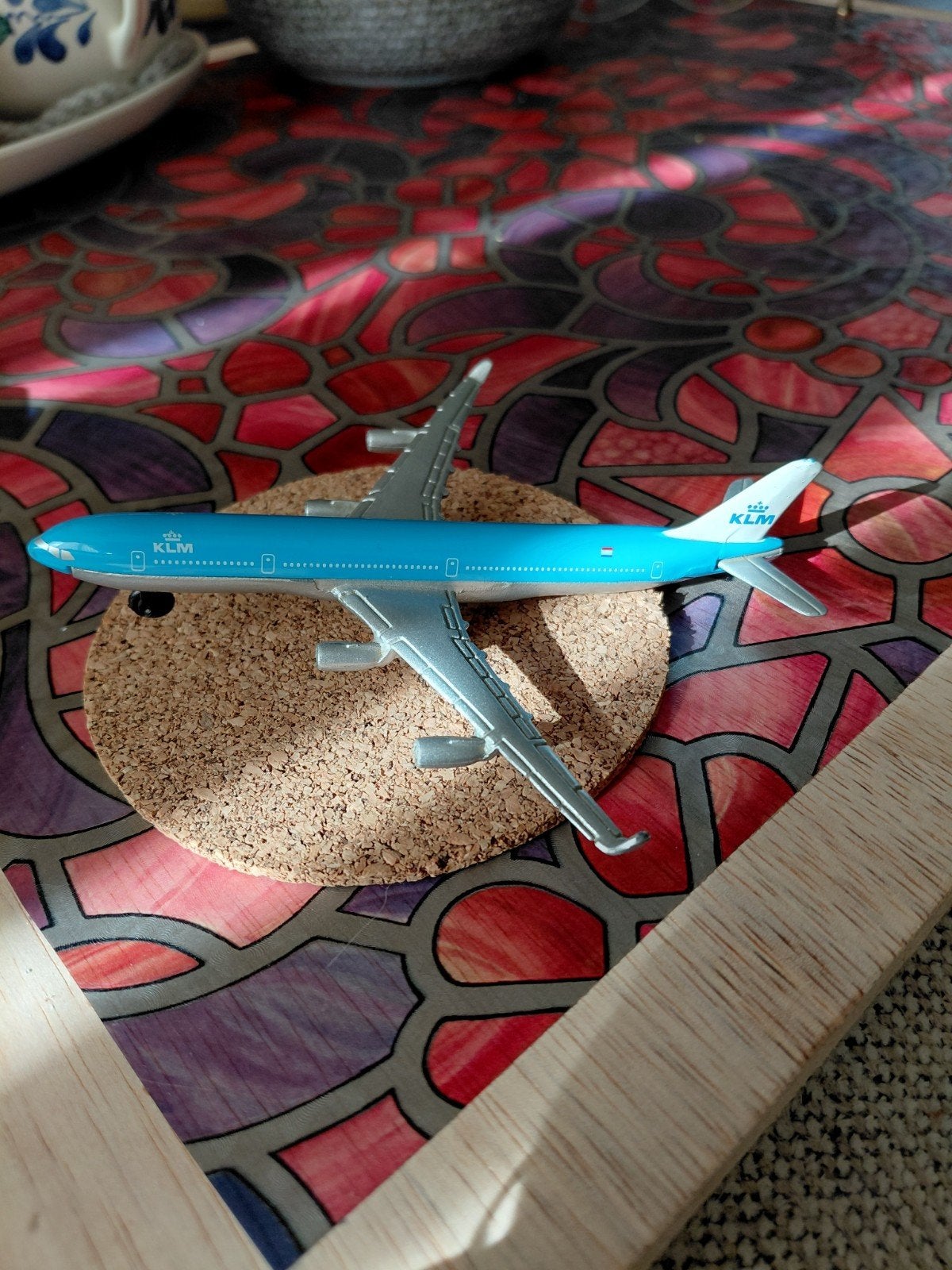 KLM Vliegtuig Schaalmodel Metaal 12.5cm, Verzamelen, Ophalen of Verzenden, Gebruikt, Schaalmodel