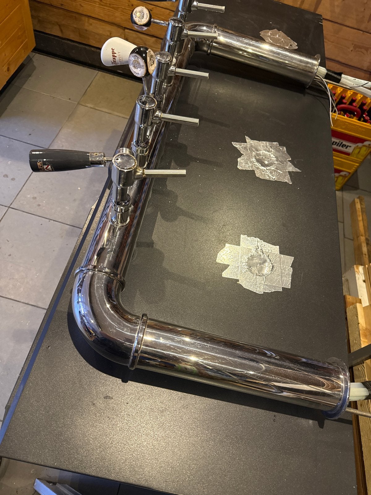 Biertapinstallatie met 5 kranen, Ophalen of Verzenden, Gebruikt