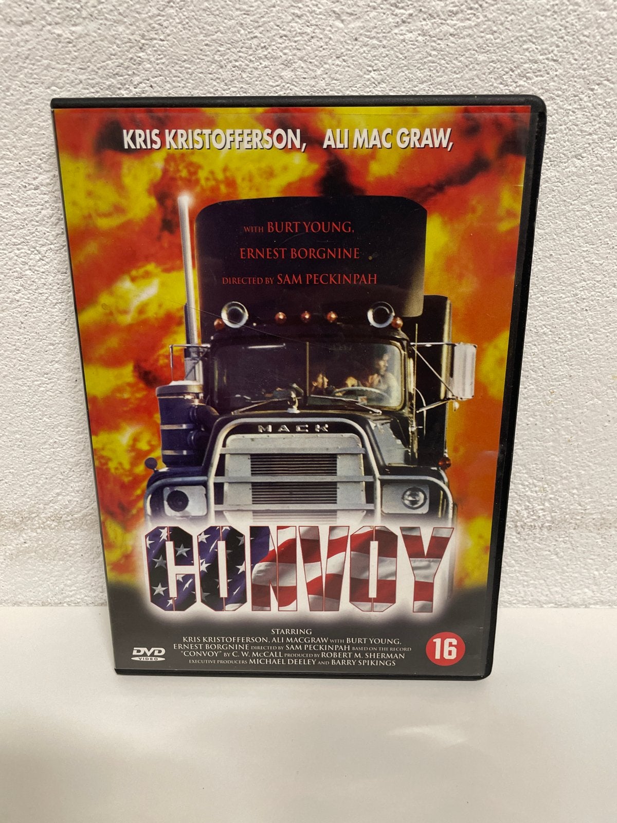 Convoy DVD - Actiethriller met Kris Kristofferson, Cd's en Dvd's, Gebruikt, Vanaf 16 jaar, Nederlands, Actiethriller