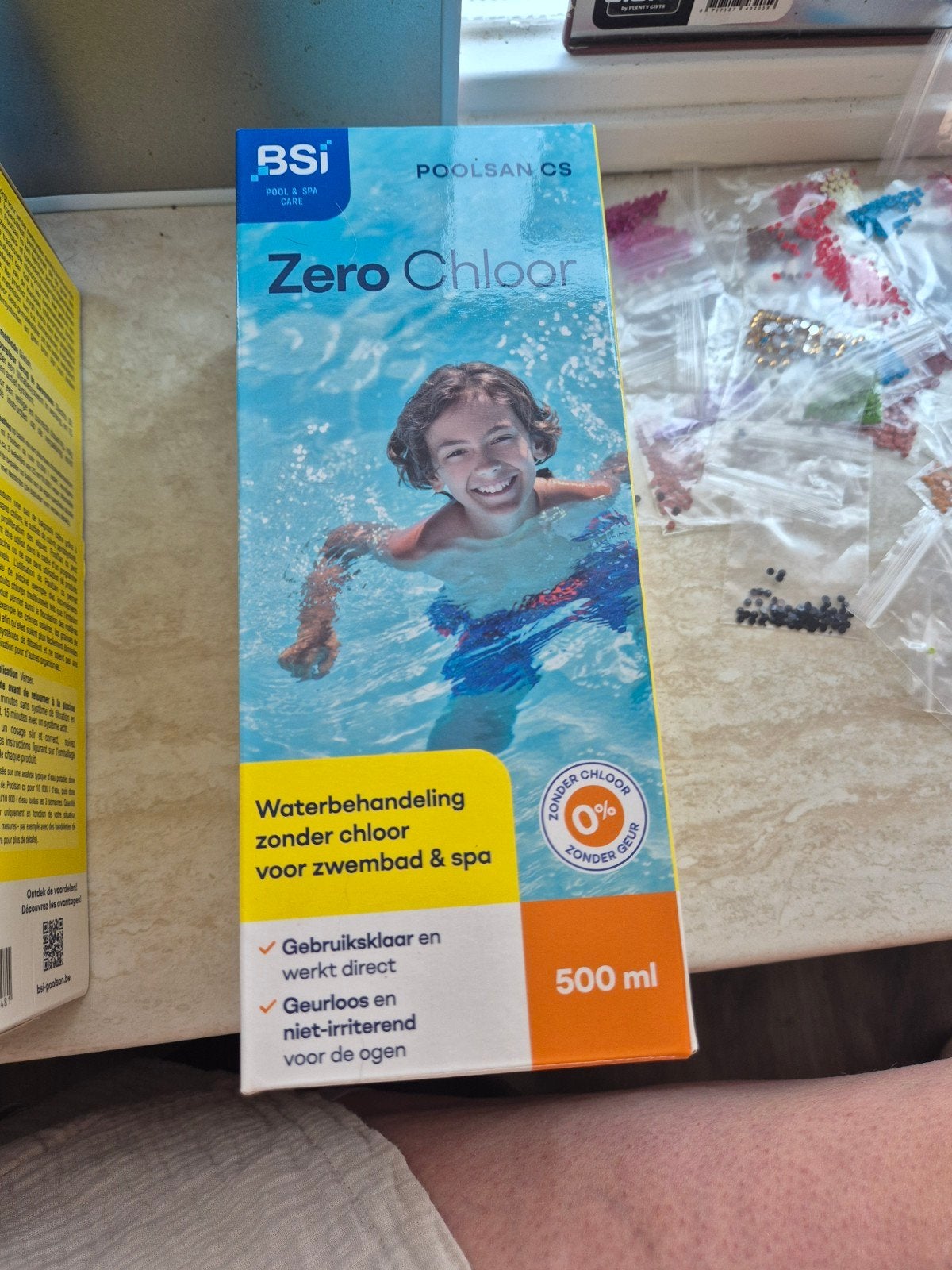 BSI POOLSAN CS Zero Chloor Waterbehandeling 500ml, Ophalen of Verzenden, Nieuw, Reinigingsmiddel