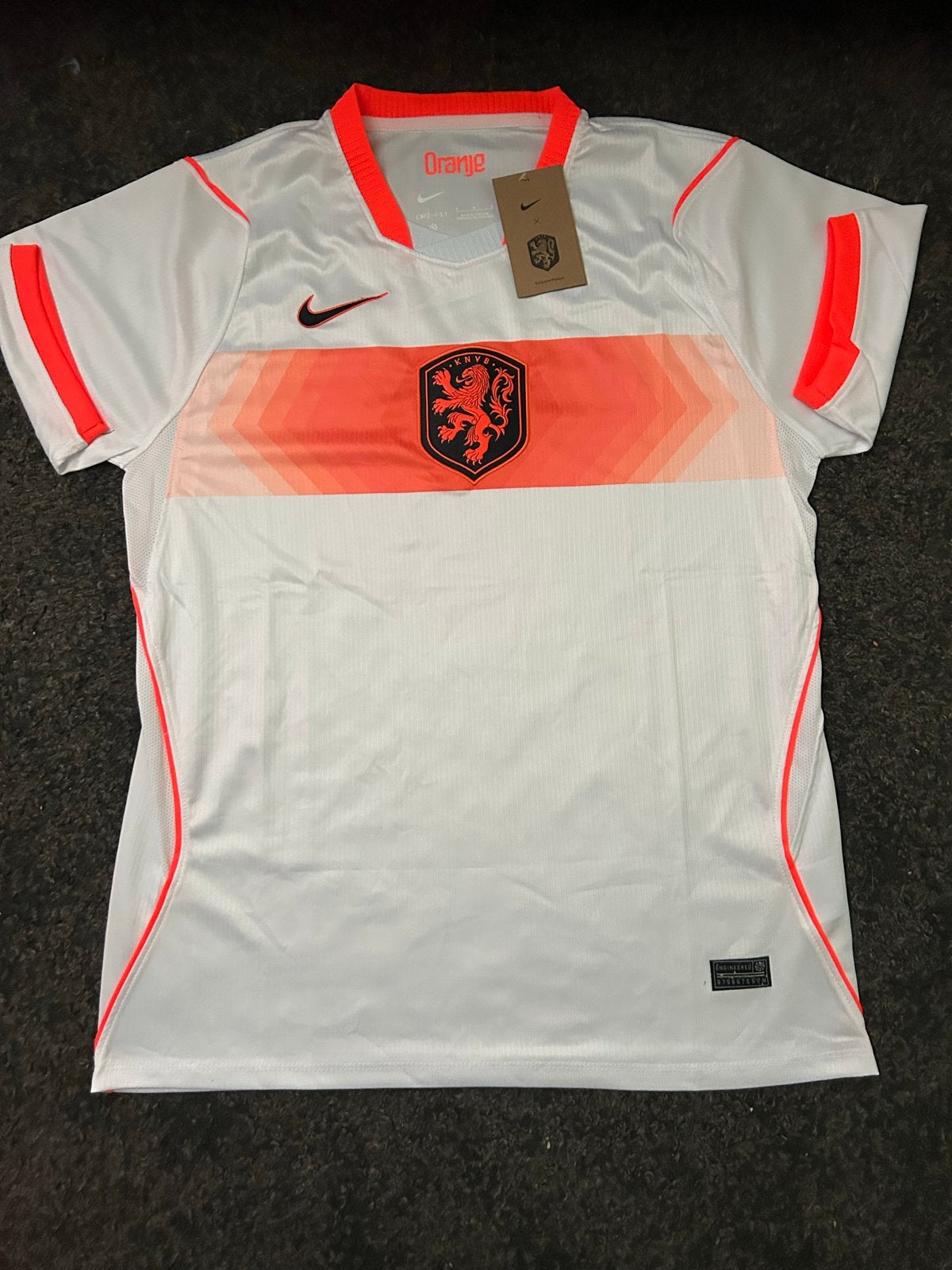Nike Oranje Thuisshirt KNVB - Maat M - Nieuw met labels, Maat M, Ophalen of Verzenden, Nieuw, Shirt