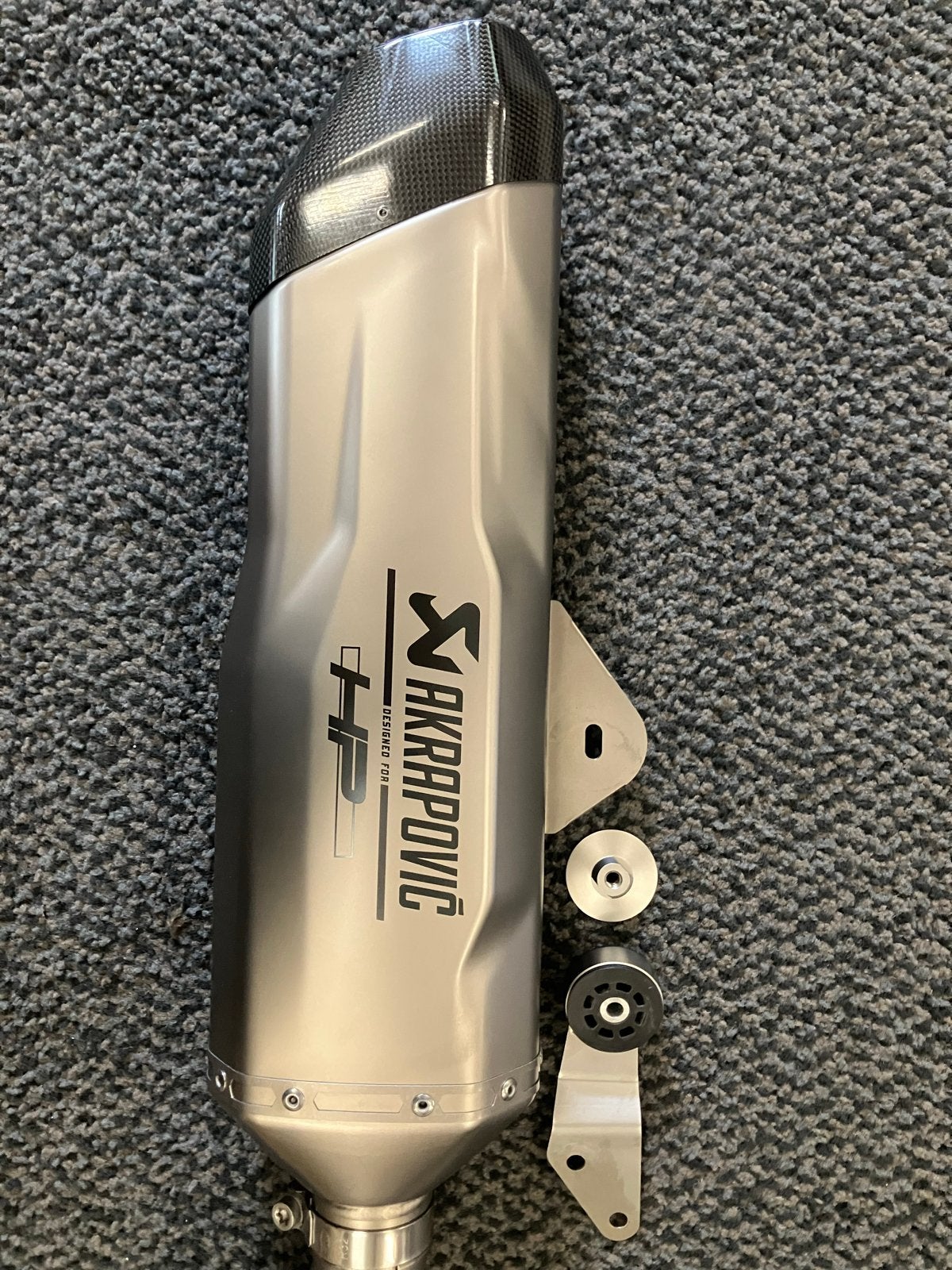 Akrapovic Slip-on Demper BMW F750/F850 GS/GSA (2019, Ophalen, Gebruikt