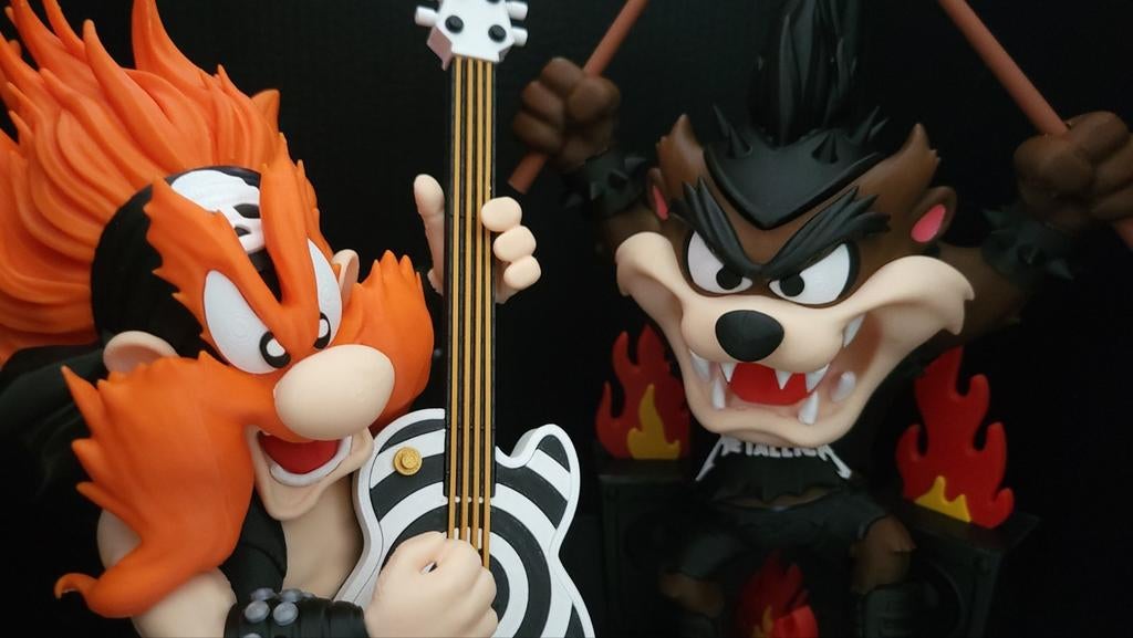 Looney Tunes Rocker Figuren: Yosemite Sam & Taz, Verzamelen, Ophalen of Verzenden, Nieuw
