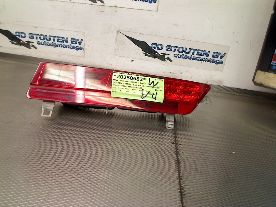 Mistachterlicht RECHTS BMW 7 serie (E65/E66/E67) 8379690, Gebruikt, Petuelring 130, München 80809, , Duitsland, BMW, Bayerische Motoren Werke AG