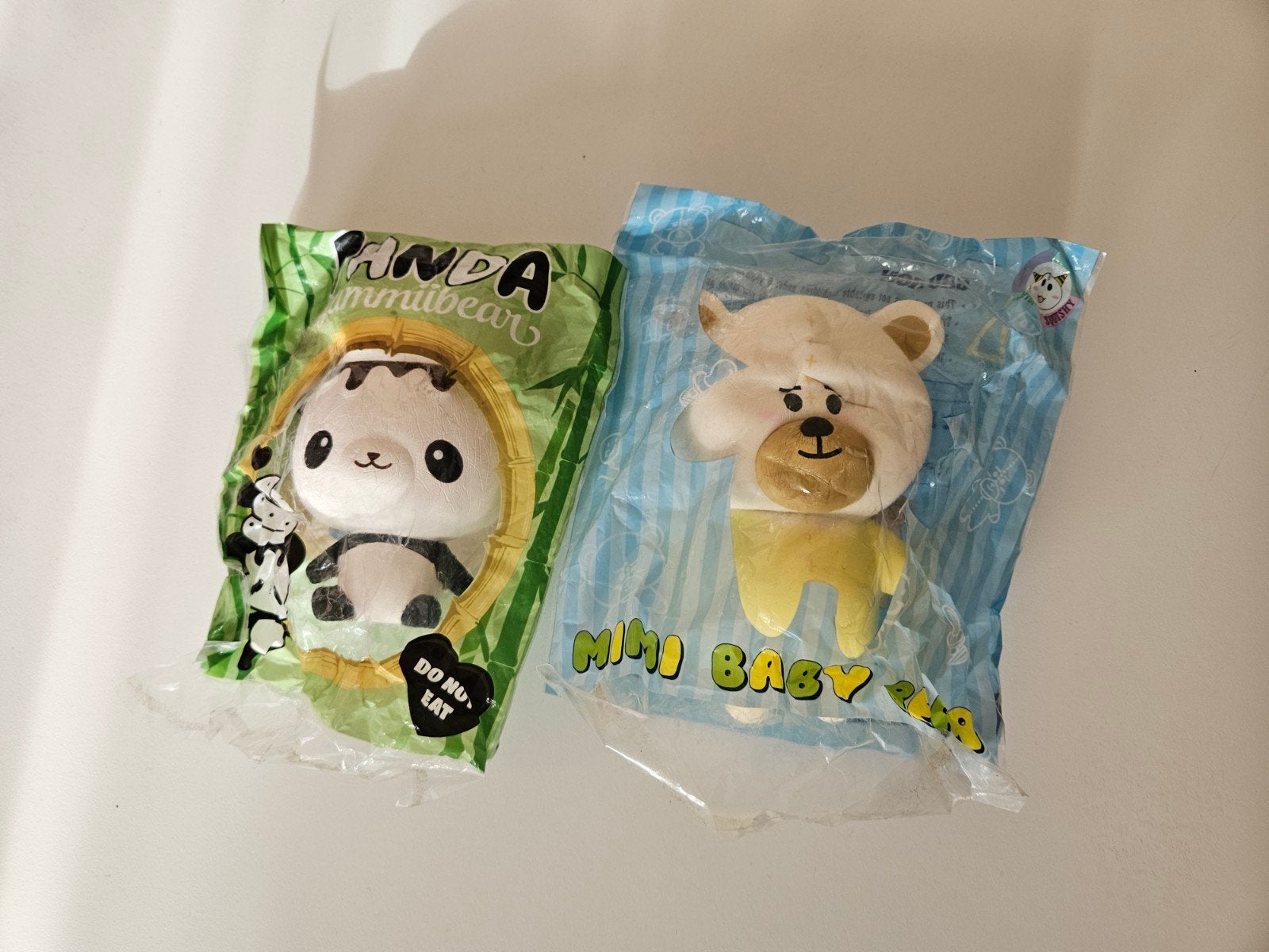 Panda en baby beer squishies (in verpakking), Ophalen of Verzenden, Zo goed als nieuw