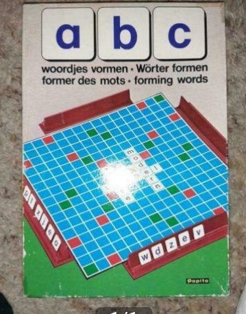 Nieuwstaat kinderspel ABC woordjes vormen, Drie of vier spelers, Ophalen of Verzenden, Zo goed als nieuw