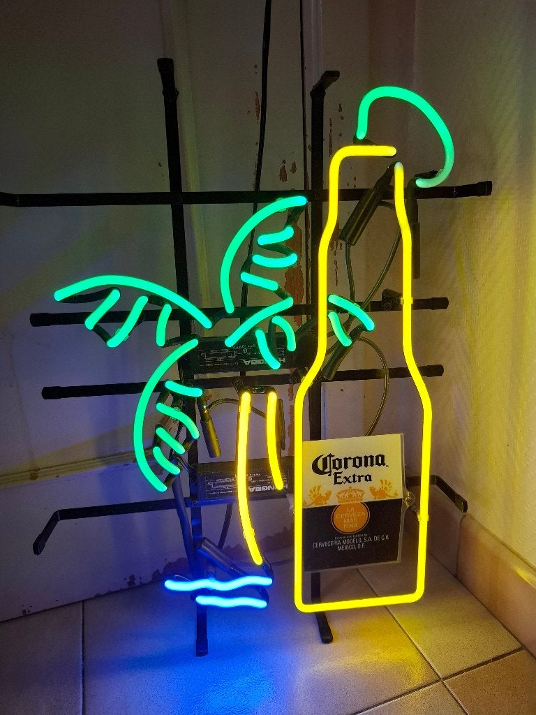 Lichtreclame Corona neonlamp, Ophalen of Verzenden, Nieuw, Lichtbak of (neon) lamp