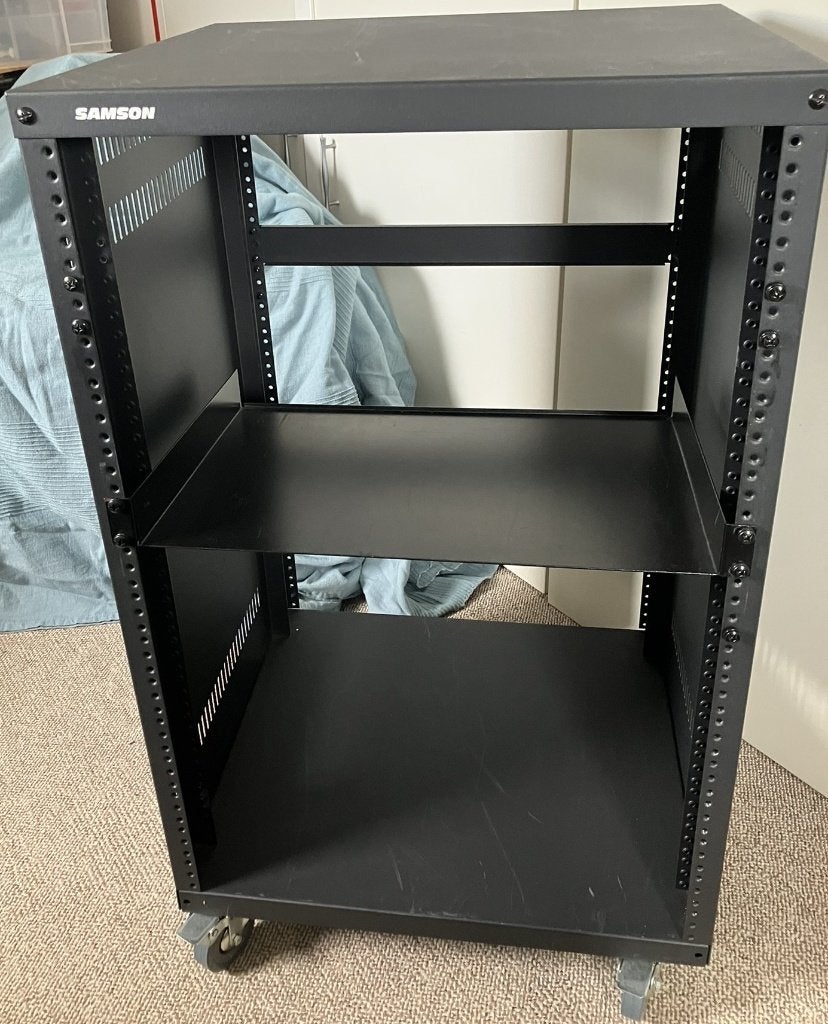 Samson SRK-16 Universeel 16U-19 inch Rack  op wielen, Ophalen, Gebruikt, Overige merken