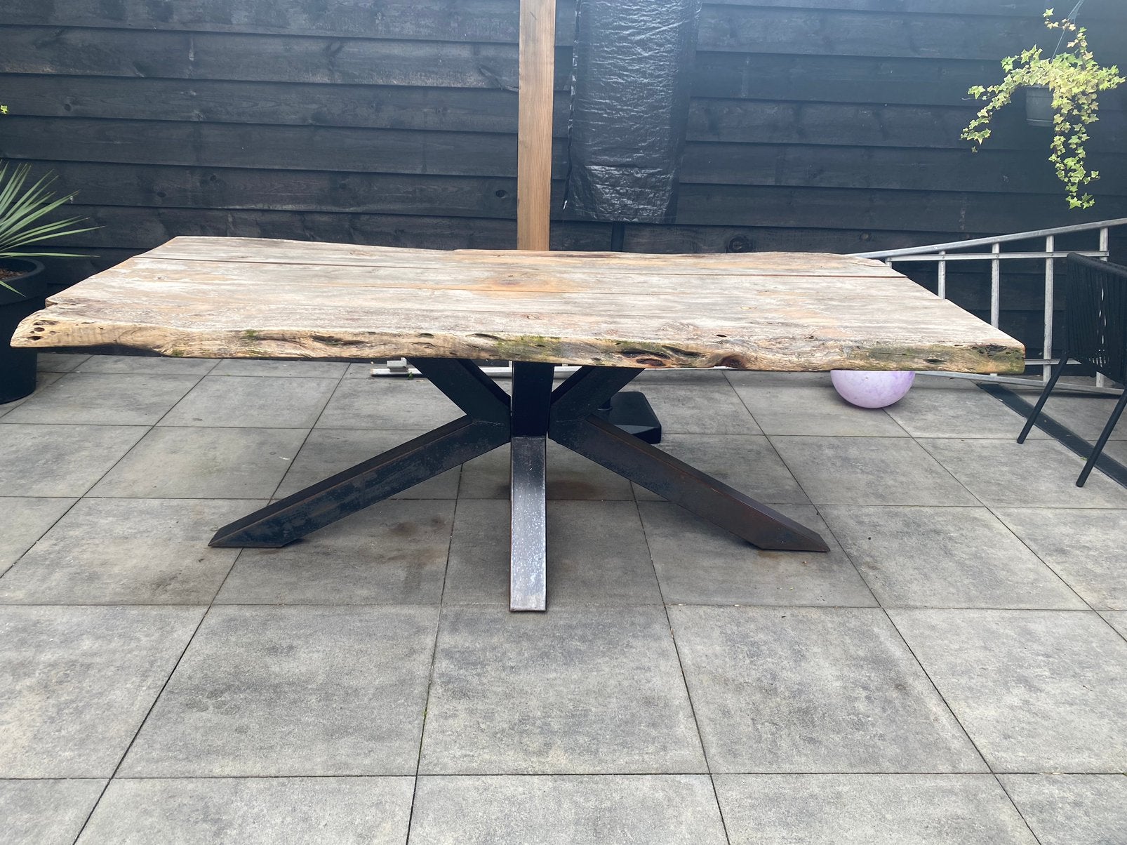 Boomstamtafel, Ophalen, Gebruikt, 100 tot 150 cm, 200 cm of meer