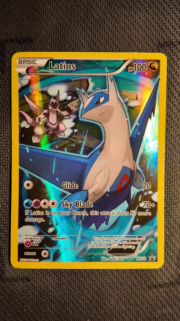 Latios XY79 XY Black Star Promos | Pokemon kaart, Ophalen, Losse kaart, Foil