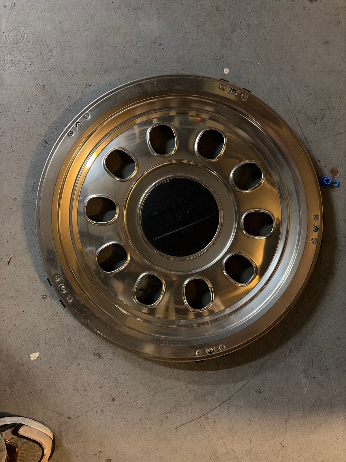 Set van 6 DAF wielringen - zo goed als nieuw, Ophalen of Verzenden, Gebruikt