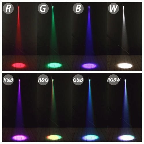 DJLicht 10W Pin Spot RGBW voor spiegelbollen, Geluidgestuurd, ., Nieuw, Ophalen of Verzenden