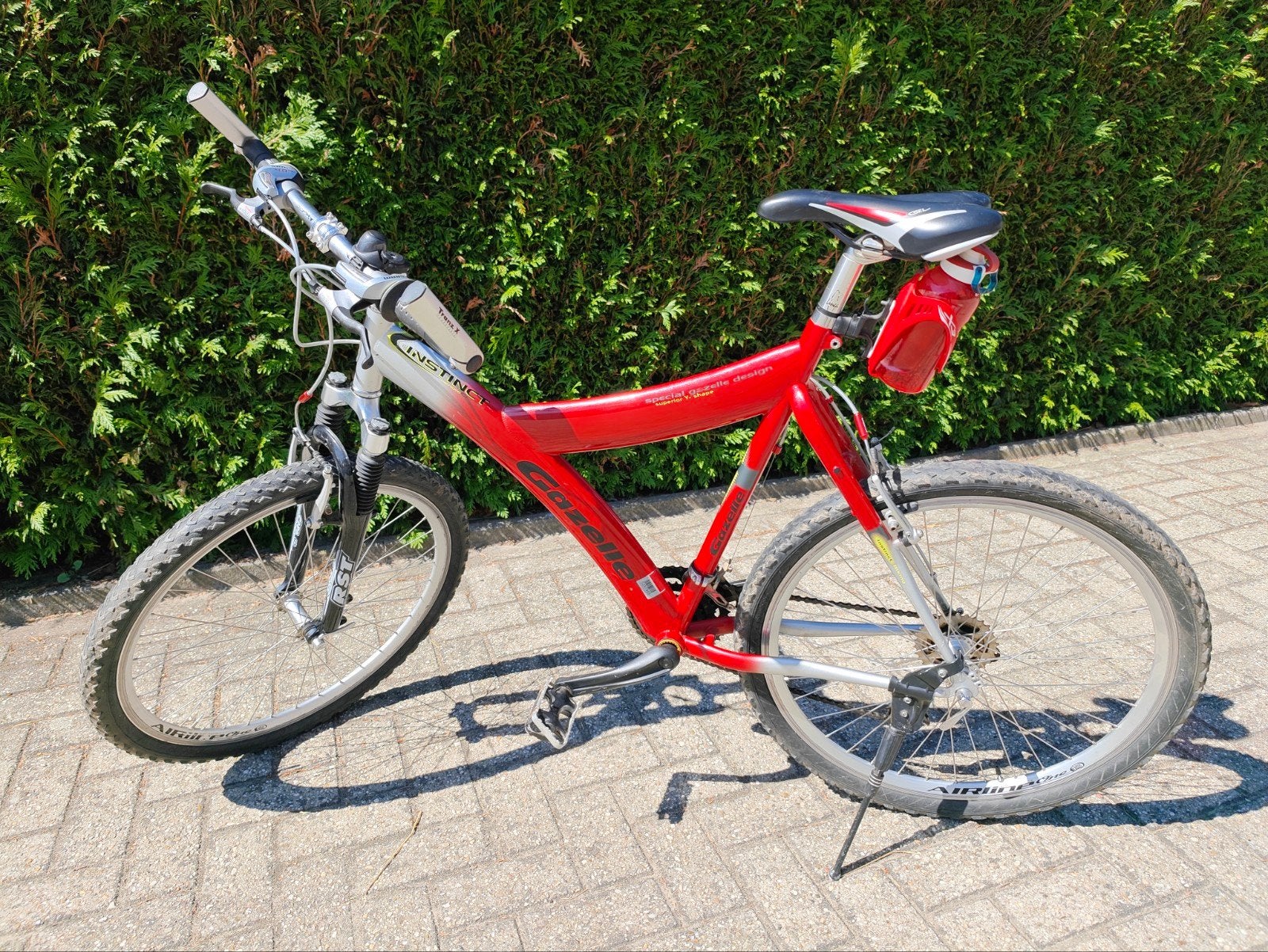 Gazelle Instinct Mountainbike - 26" - Rood/Zilver, Ophalen, Gebruikt, Hardtail, Velgrem