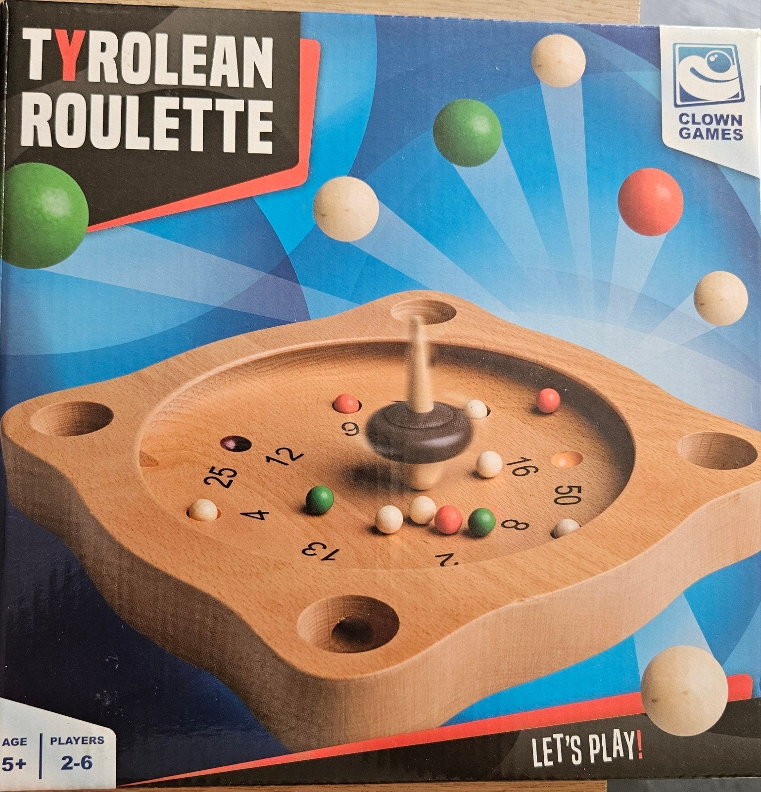 Tyrolean Roulette - Zo goed als nieuw bordspel, Vijf spelers of meer, Ophalen, Zo goed als nieuw, Clown Games