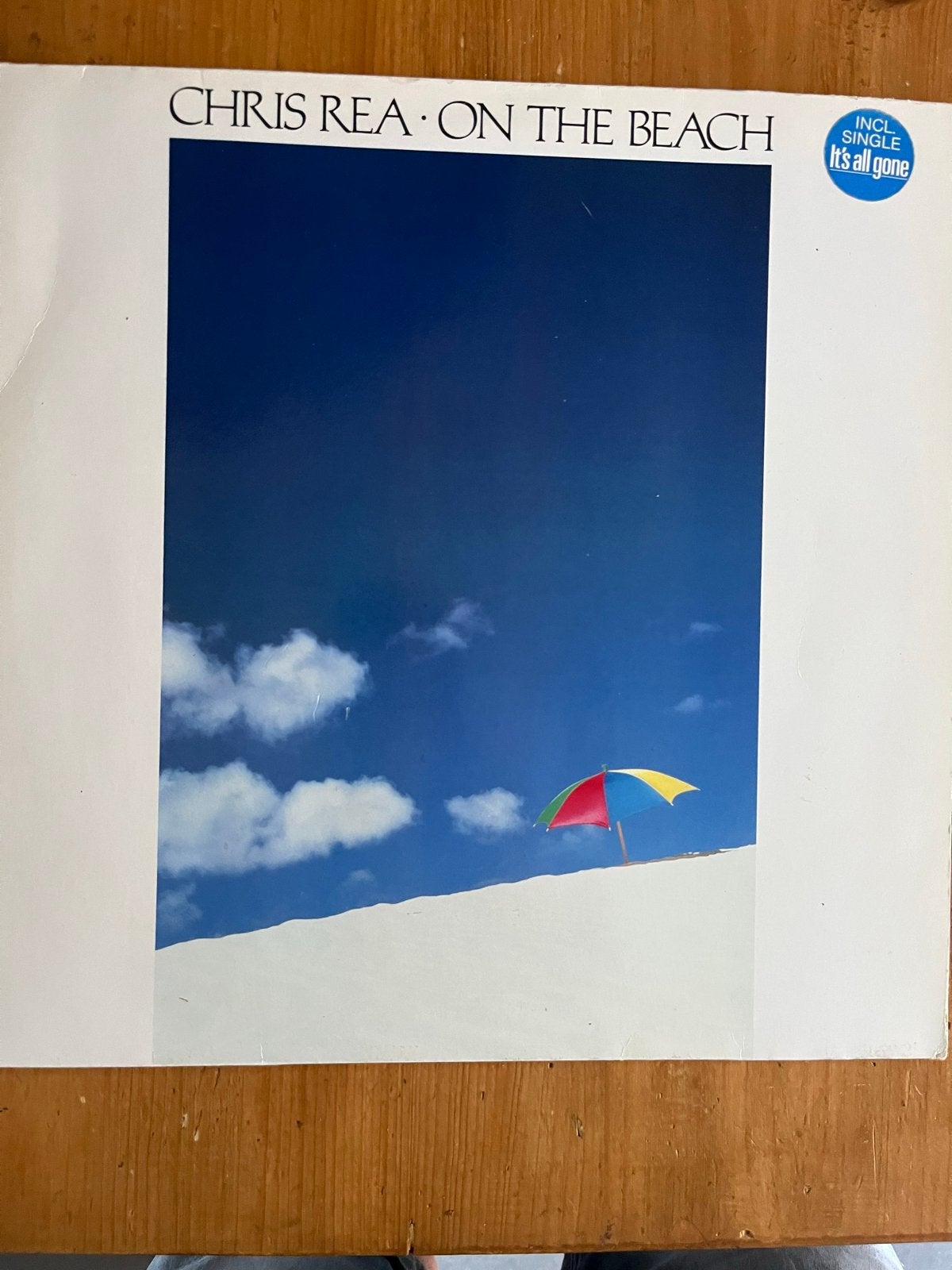 Chris Rea - On The Beach LP (1986), Cd's en Dvd's, Ophalen of Verzenden, Gebruikt, Poprock, LP