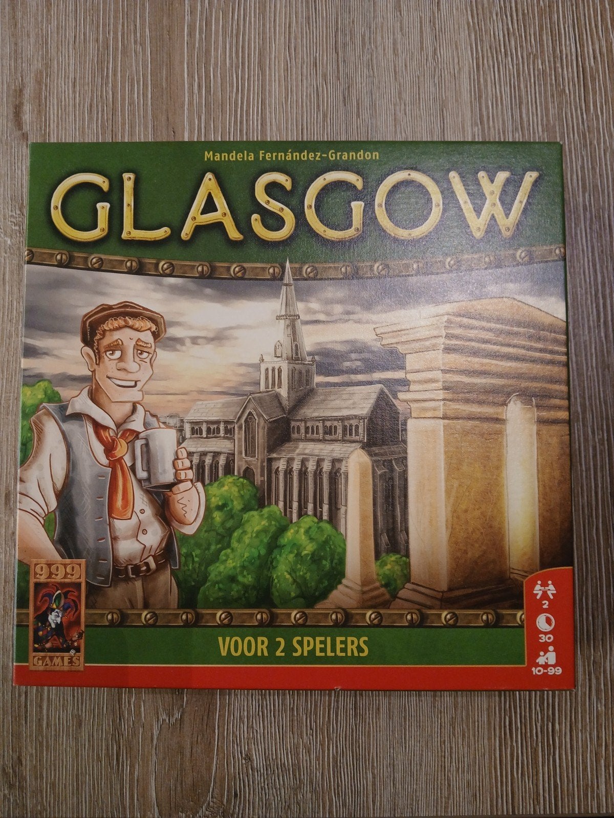 Glasgow - 999 Games - scherpe afhaalpprijs, Ophalen, Zo goed als nieuw, 999 Games