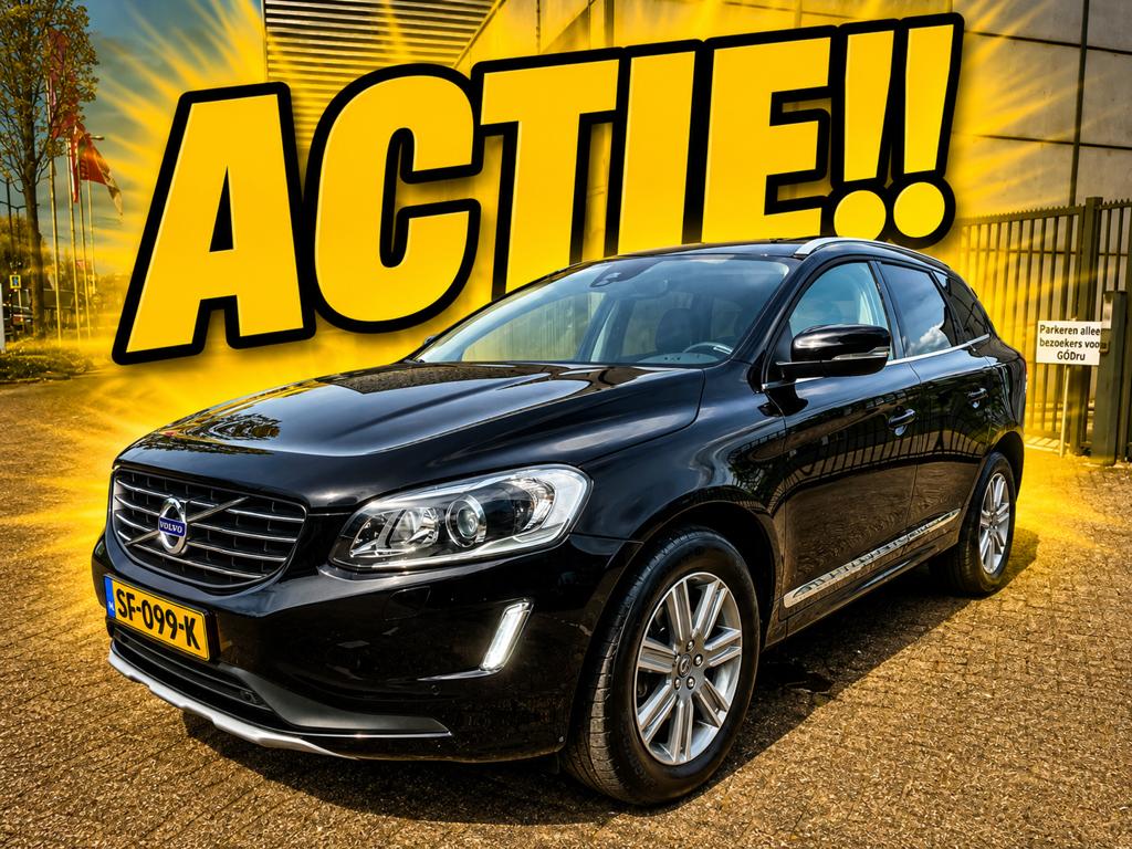Volvo XC60 2.4 D5 AWD Geartronic 2017 Zwart*pano dak*leder, Automaat, 1698 kg, 197 €/maand, 2000 kg