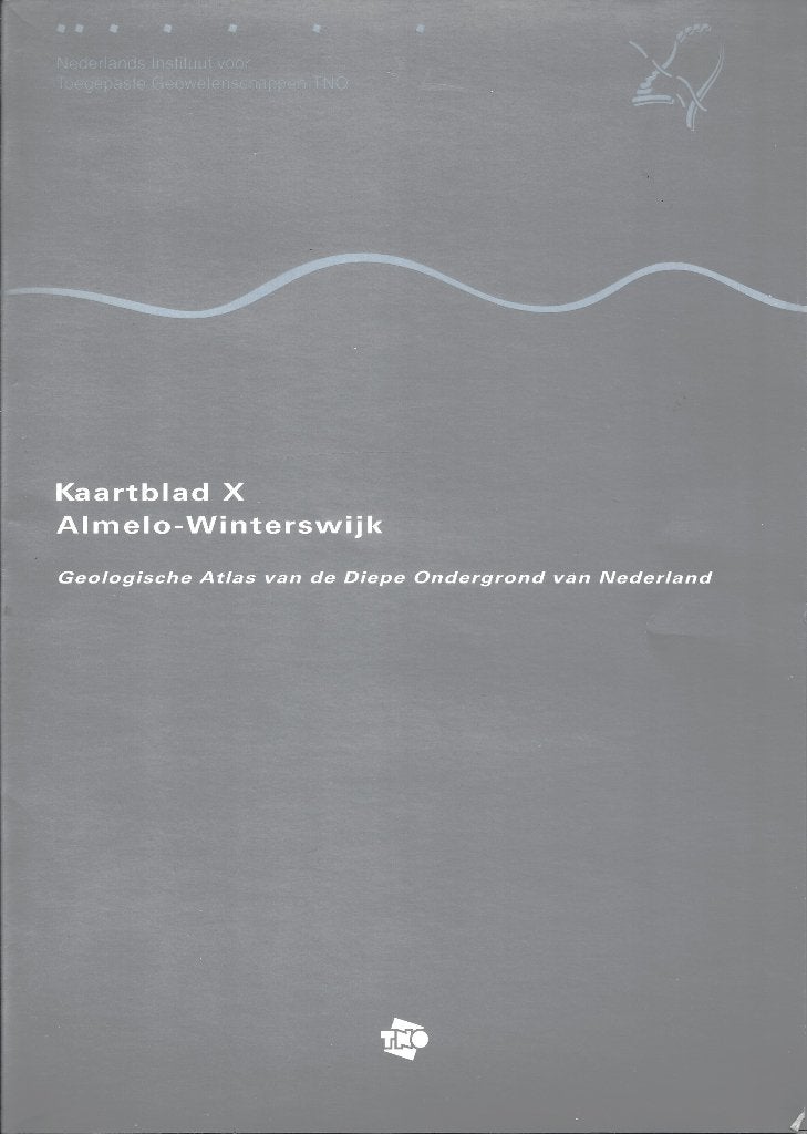 Kaartblad X - Almelo - Winterswijk - Geologische atlas  ZGAN, Ophalen of Verzenden, Zo goed als nieuw, Natuurwetenschap