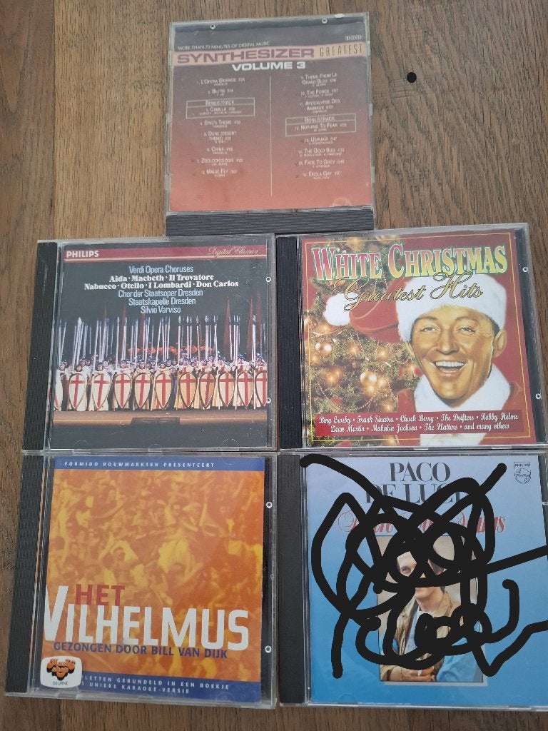 CD'S 4 STUKS O.A. WILHELMUS, WHITE CRISTMAS, Cd's en Dvd's, Ophalen of Verzenden, Gebruikt
