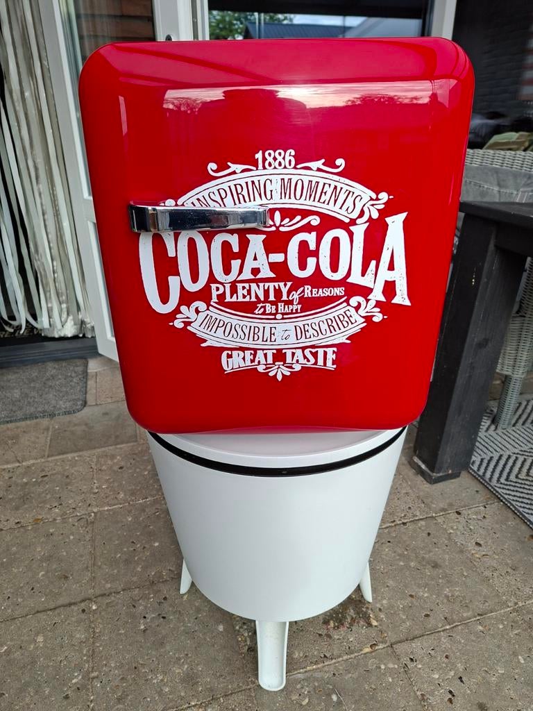 Coca-Cola Koelkast - Mini Koelkast, Witgoed en Apparatuur, Koelkasten en IJskasten, Ophalen, Minder dan 75 liter, Zonder vriesvak
