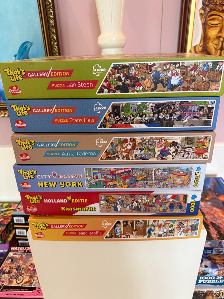 That’s life puzzels compleet, Ophalen of Verzenden, 500 t/m 1500 stukjes, Zo goed als nieuw, Legpuzzel