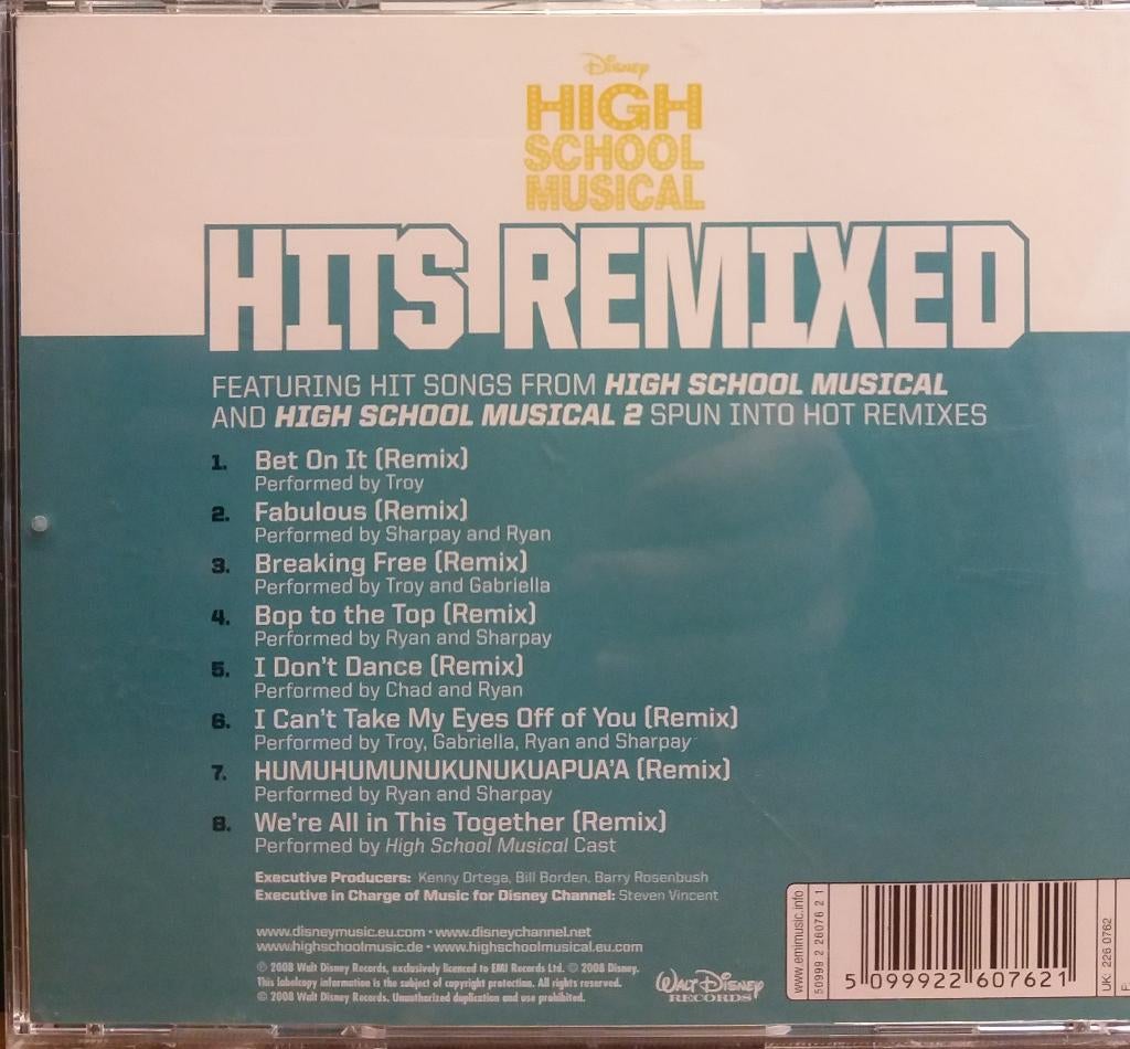 High School Musical hits remixed KRASVRIJE cd, Cd's en Dvd's, Ophalen of Verzenden, Zo goed als nieuw