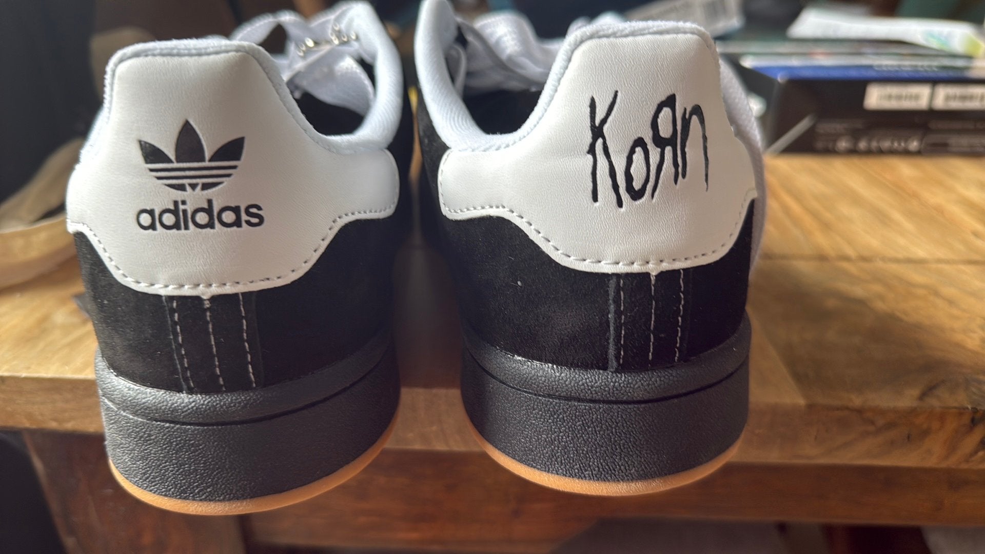 Korn Adidas Campus sneakers., Kleding | Heren, Zwart, Nieuw, Ophalen of Verzenden, Sneakers of Gympen