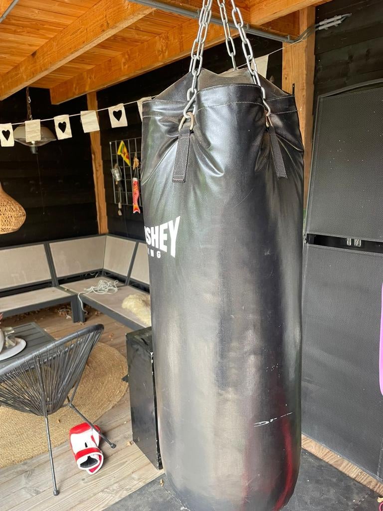Bokszak Bremshey Boxing - Zwart, inclusief ketting, Sport en Fitness, Ophalen, Gebruikt, Bokszak