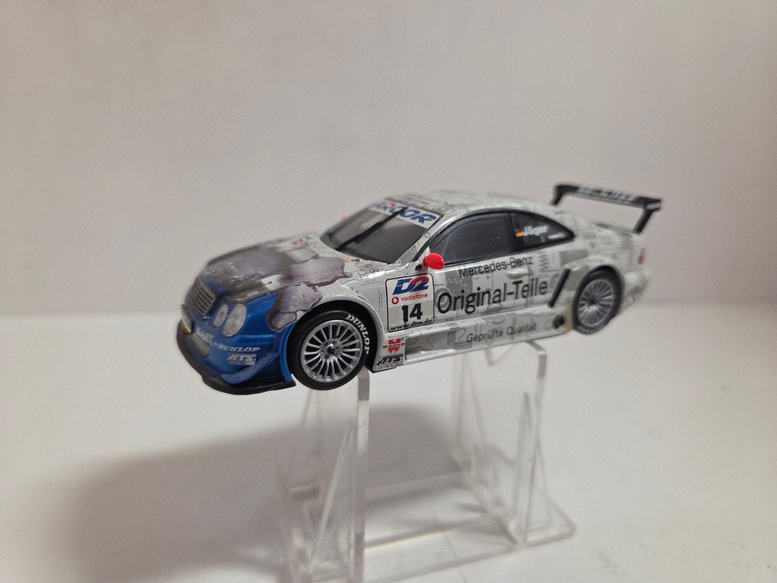 Minichamps Mercedes CLK V8 DTM 1:43, Hobby en Vrije tijd, Modelauto's | 1:43, Auto, ., Ophalen of Verzenden, Zo goed als nieuw