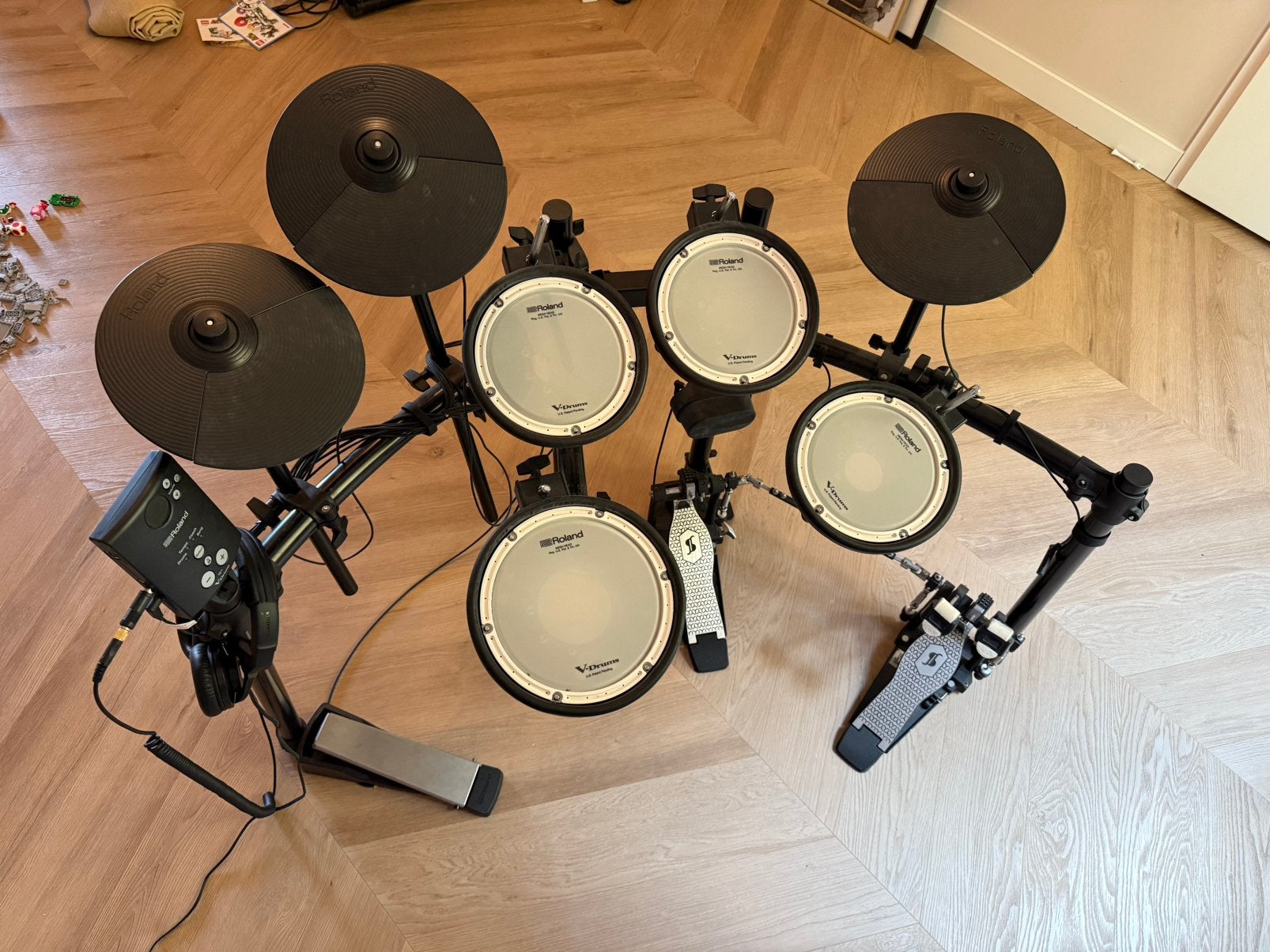 Roland TD-1 elektronische drumstel incl. versterker, Ophalen, Zo goed als nieuw, Roland, Elektronisch
