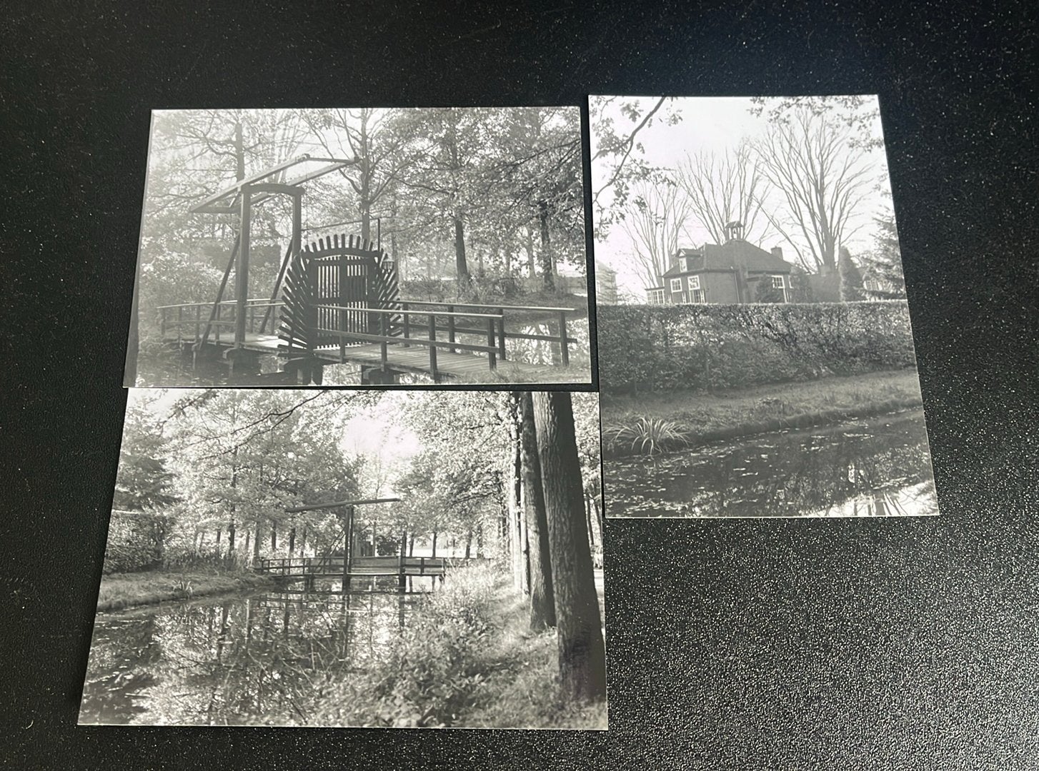 3 foto’s bij kasteel Heeze, 1980 tot heden, Foto, Nieuw, Ophalen of Verzenden