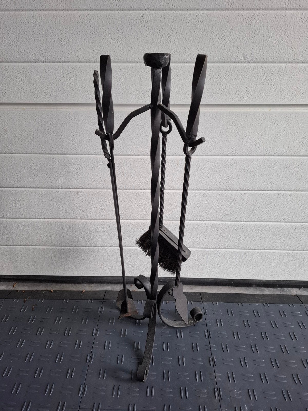Open haard stel rek, borstel haak en klem. 70cm  bij 25 cm, Huis en Inrichting, Haarden, Ophalen of Verzenden, Vrijstaande haard