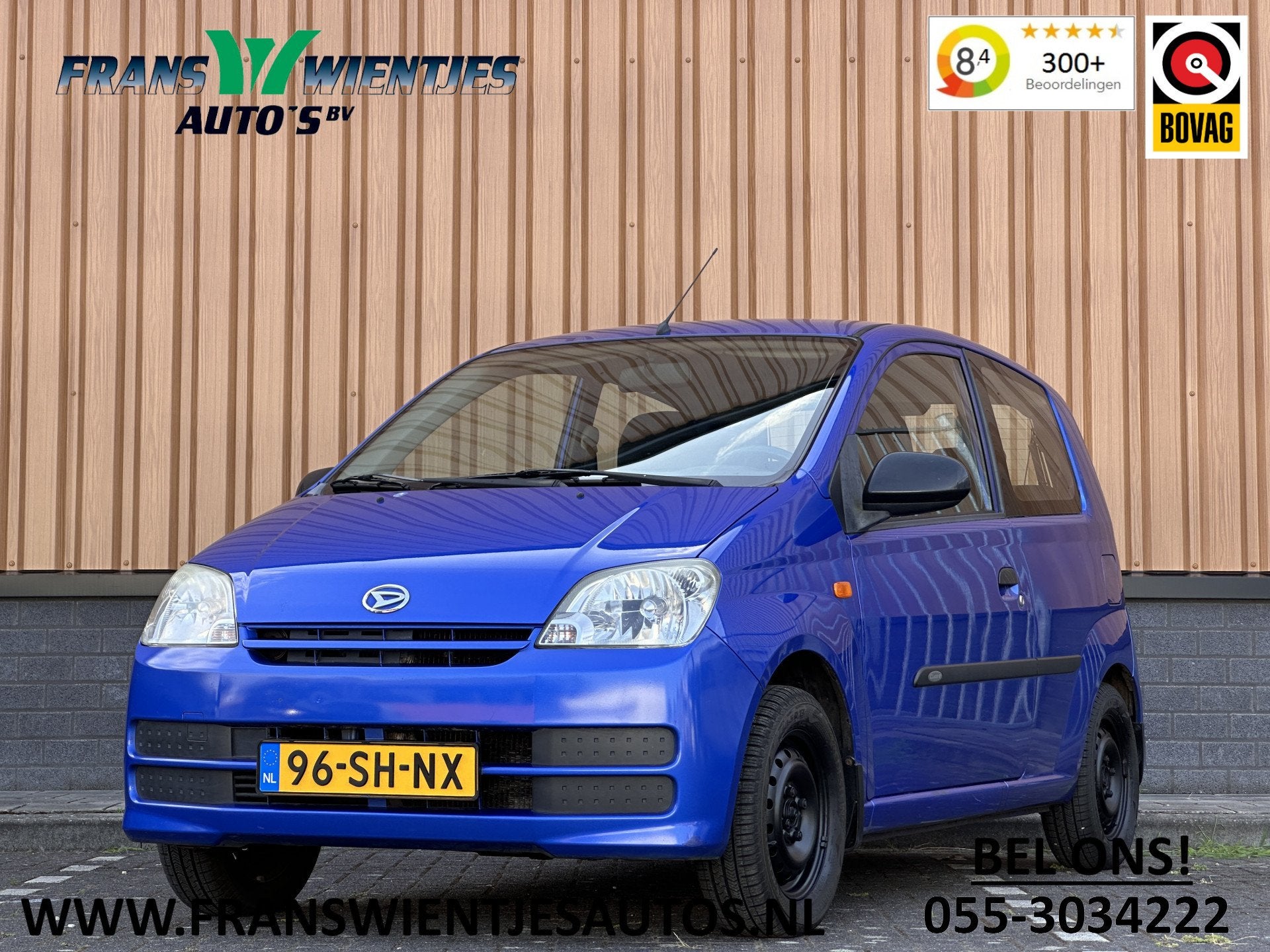 Daihatsu Cuore 1.0-12V Azure | APK t/m 16-03-2027 | NAP | Bl, Auto's, Stof, 18 €/maand, Cuore, Origineel Nederlands