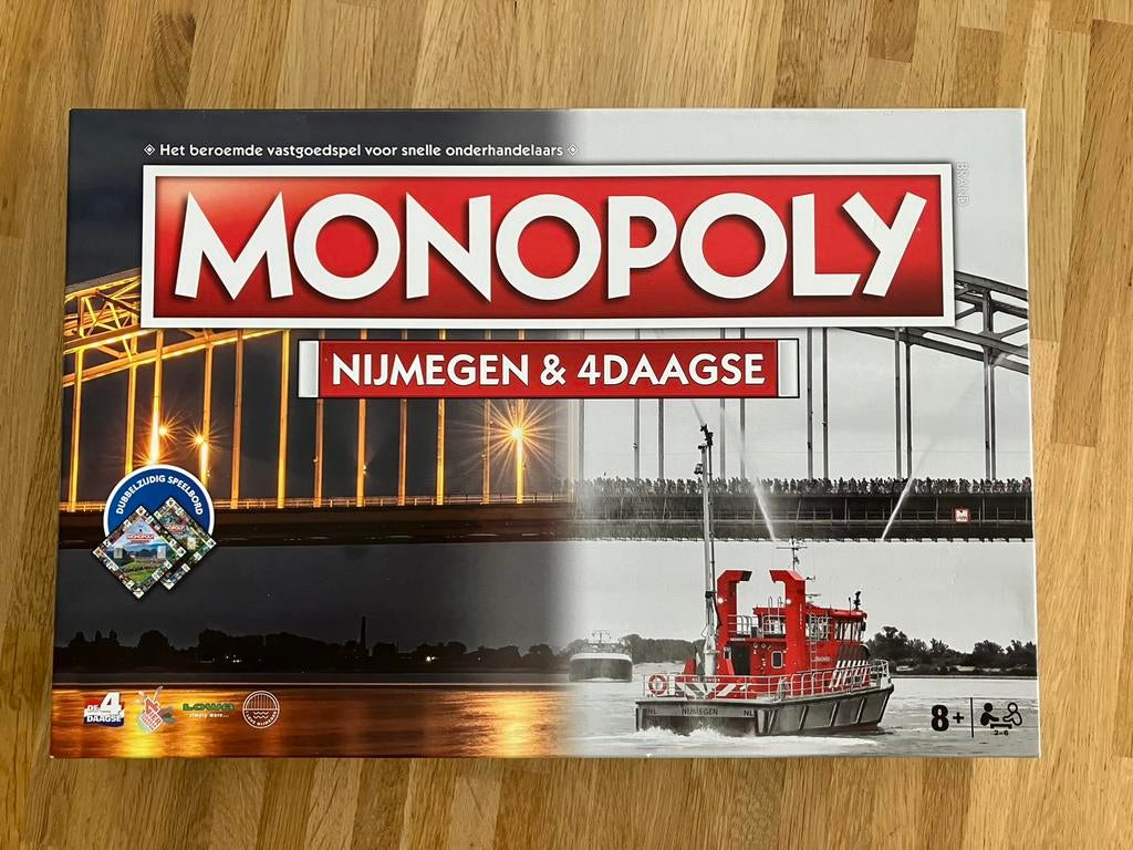 Monopoly Nijmegen & 4 Daagse - nieuw, Vijf spelers of meer, Ophalen of Verzenden, Nieuw, Hasbro Gaming