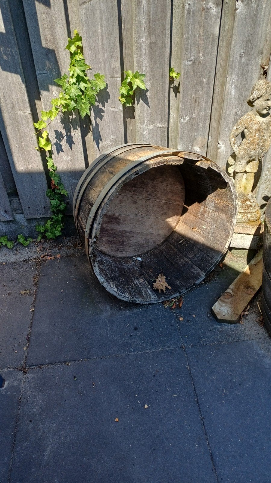 Houten ton, Ophalen