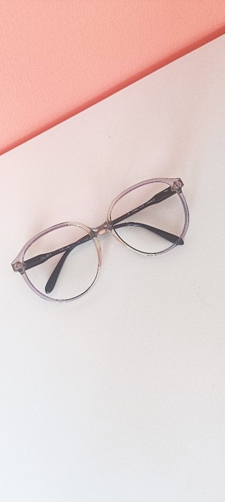 Vintage bril frame Luxottica Maggie avant blauw transparant, Overige merken, Gebruikt, Bril, Verzenden