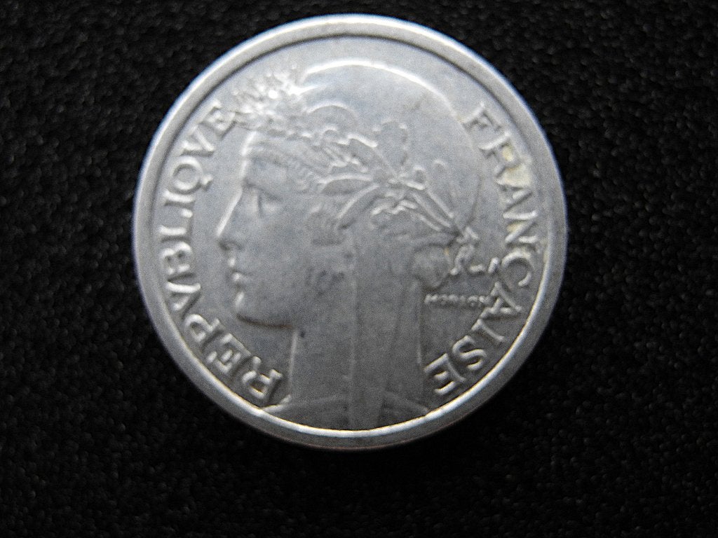 1 Franse Franc aluminium 1957, Ophalen of Verzenden, Frankrijk, Losse munt